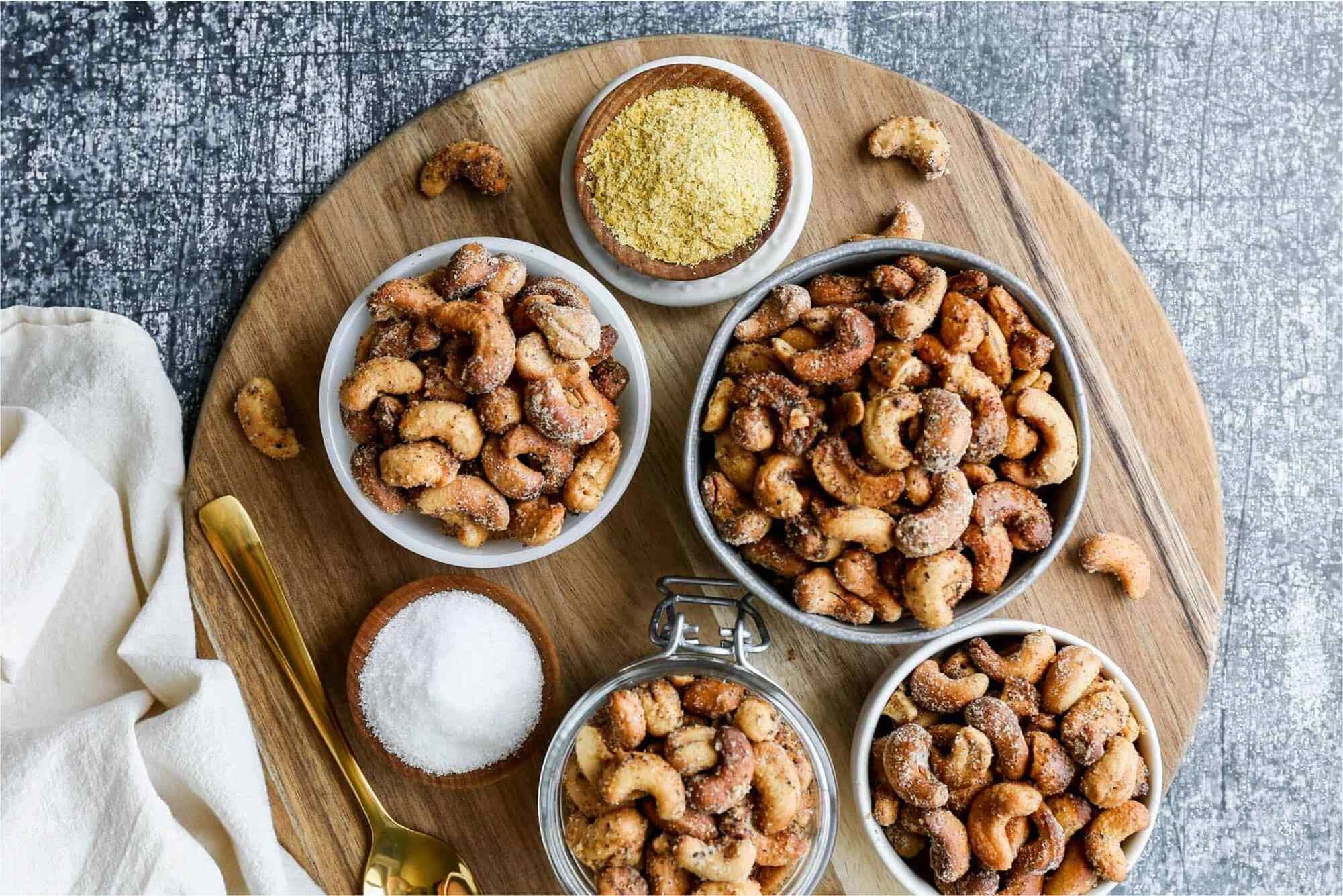 air-fryer-lemon-pepper-roasted-cashews-recipe