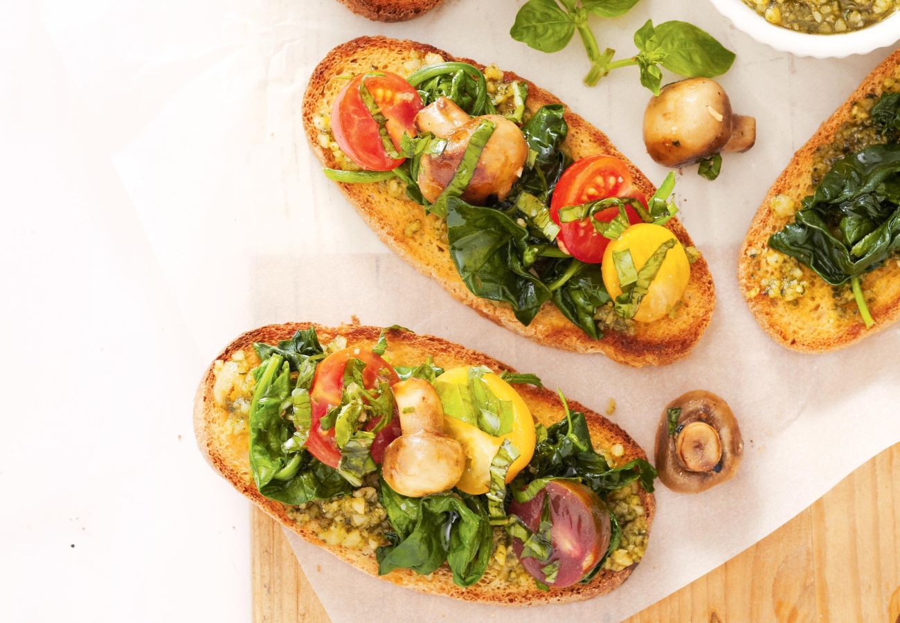 mushroom-and-tomato-bruschetta-recipe