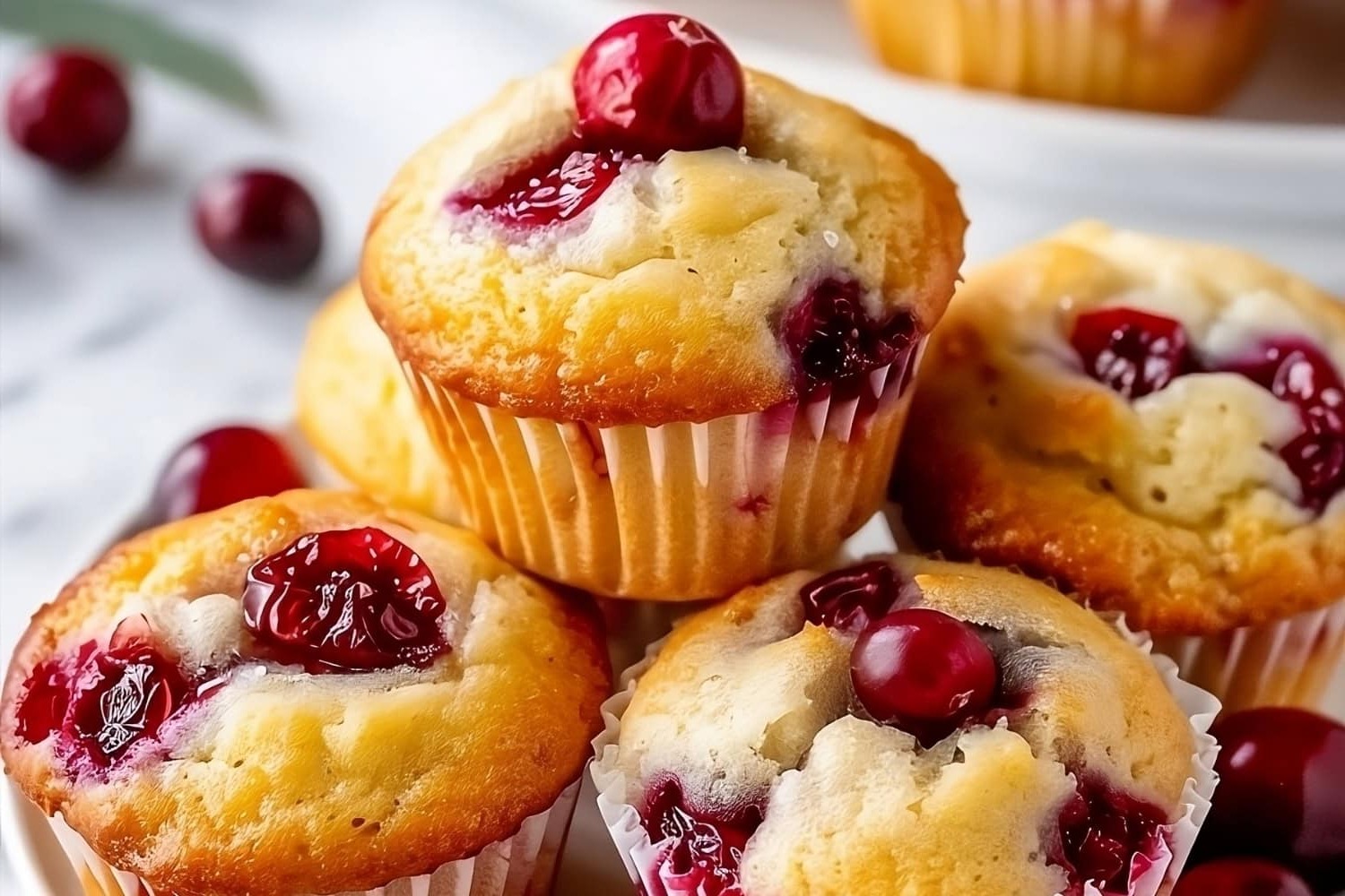 lemon-cranberry-muffins-recipe