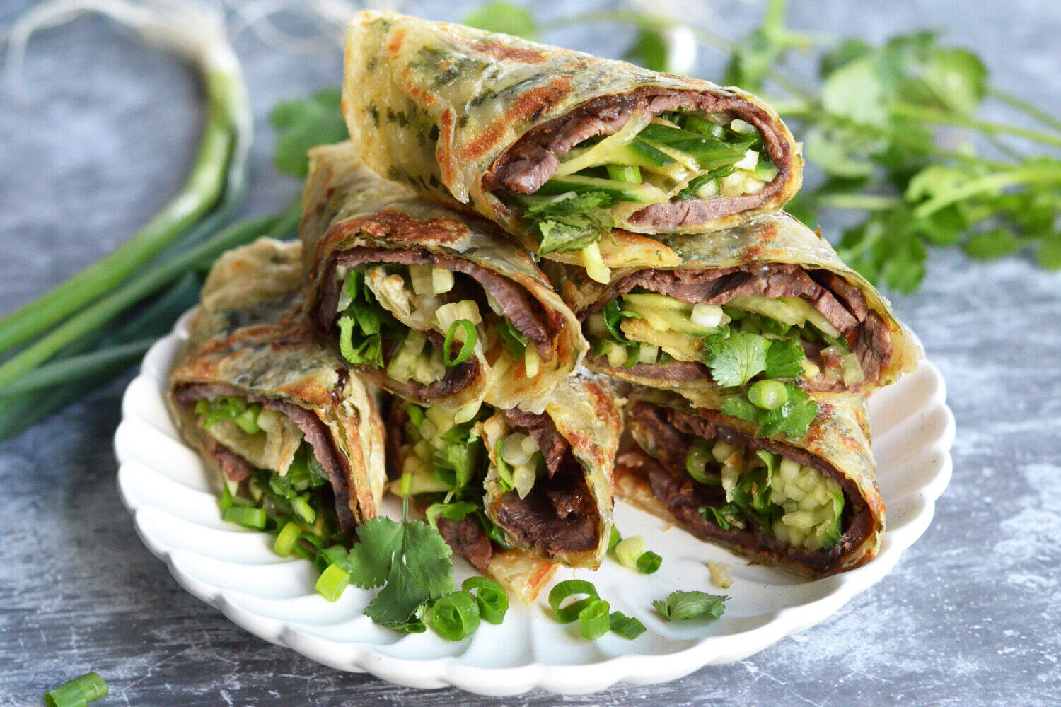 beef-and-scallion-rolls-recipe